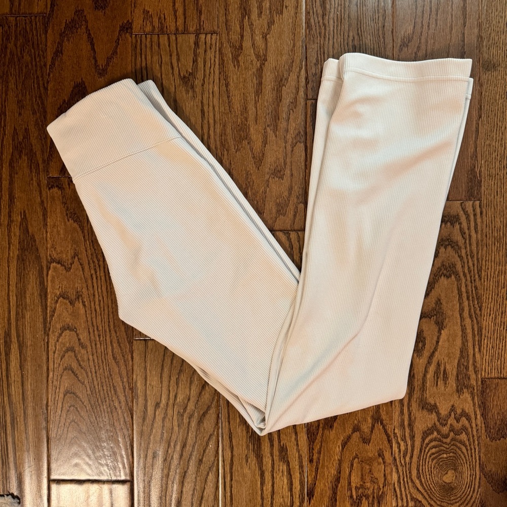 LULULEMON Brushed Softstreme Ribbed Zip Flared Pants 32.5" Inseam - Picture 6 of 13